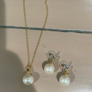 Kate Spade Matching Earrings and Necklace